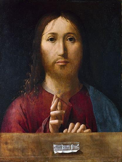 Antonello da Messina Christ Blessing